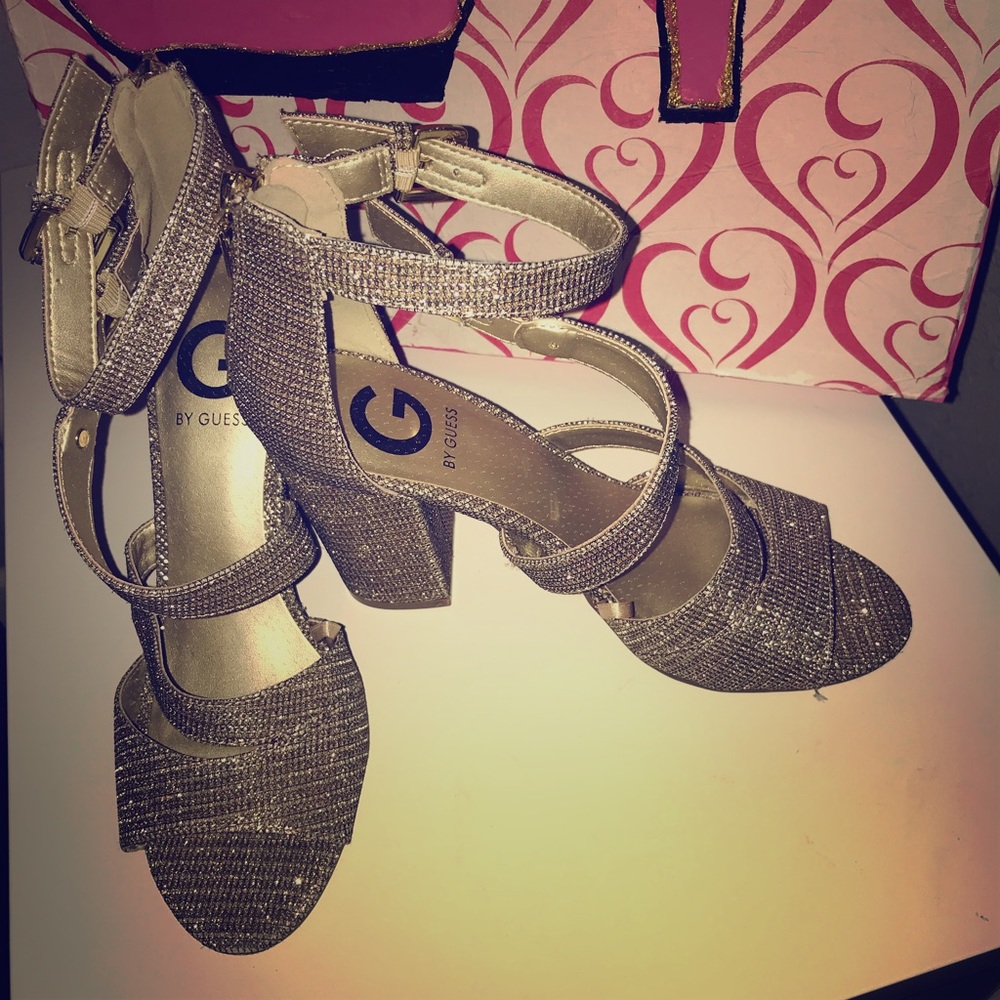 G by guess block heels